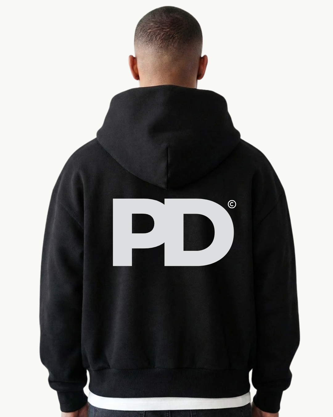 ATELIER Nº01 Hoodie DP — Noir