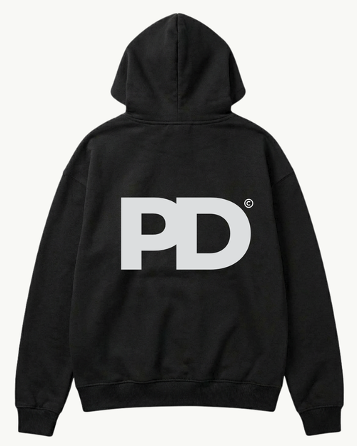 ATELIER Nº01 Hoodie DP — Noir